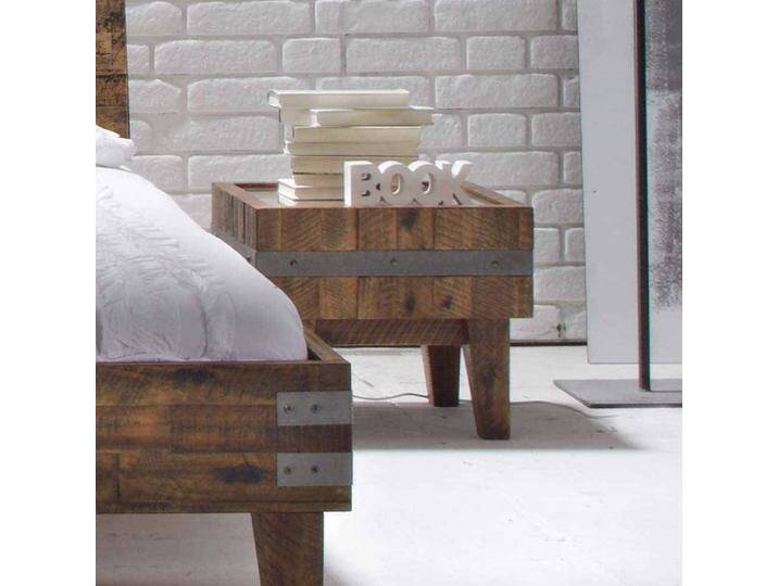 Nachtkonsole aus Akazie Massivholz Glasplatte Nachtkonsole aus Akazie Massivholz Glasplatte von Pharao24.de