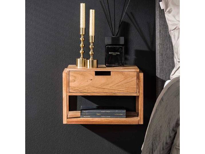 Nachttisch Kommode hängend aus Akazie Massivholz 39 cm breit Nachttisch Kommode hängend aus Akazie Massivholz 39 cm breit von Pharao24.de