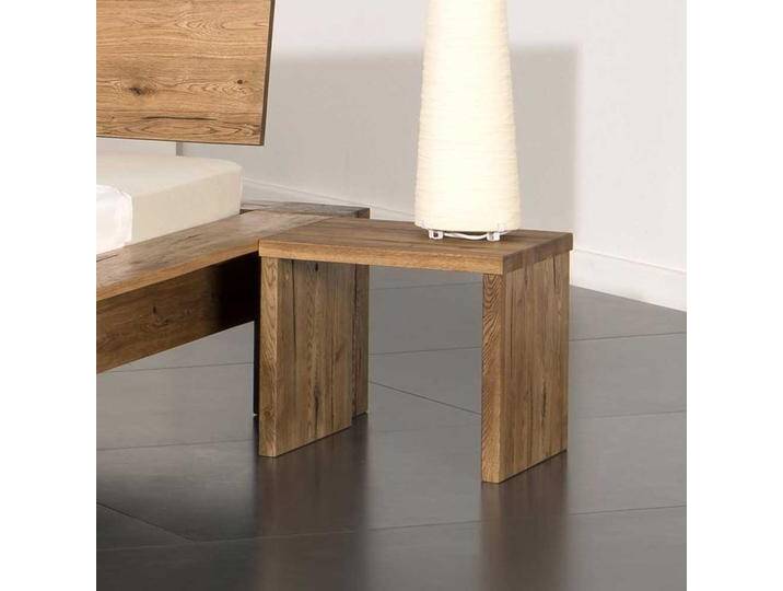 Nachttisch aus Eiche Massivholz 40 cm von Pharao24.de