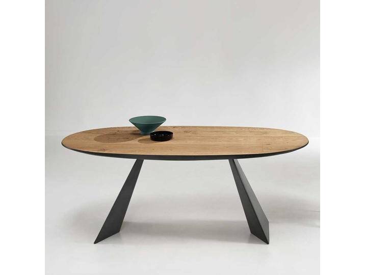 Ovaler Esszimmer Tisch in modernem Design 200 cm breit Ovaler Esszimmer Tisch in modernem Design 200 cm breit von Pharao24.de