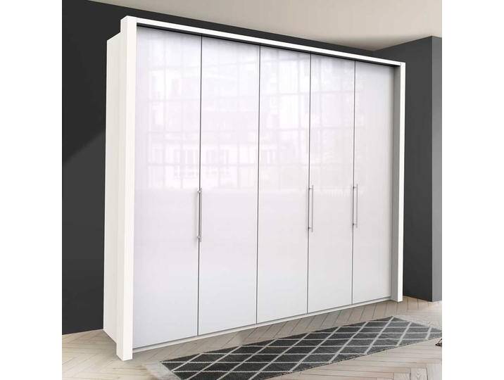 Panorama Kleiderschrank in Weiß glasbeschichtet Made in Germany Panorama Kleiderschrank in Weiß glasbeschichtet Made in Germany von Pharao24.de
