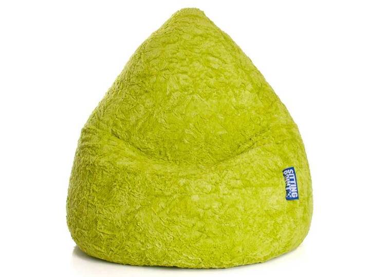 Plüsch Sitzsack in Grün Weich von Pharao24.de