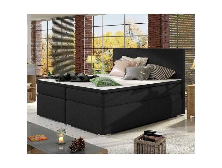 Polsterbett Boxbett mit Bezug aus Webstoff Polsterbett Boxbett mit Bezug aus Webstoff von Pharao24.de