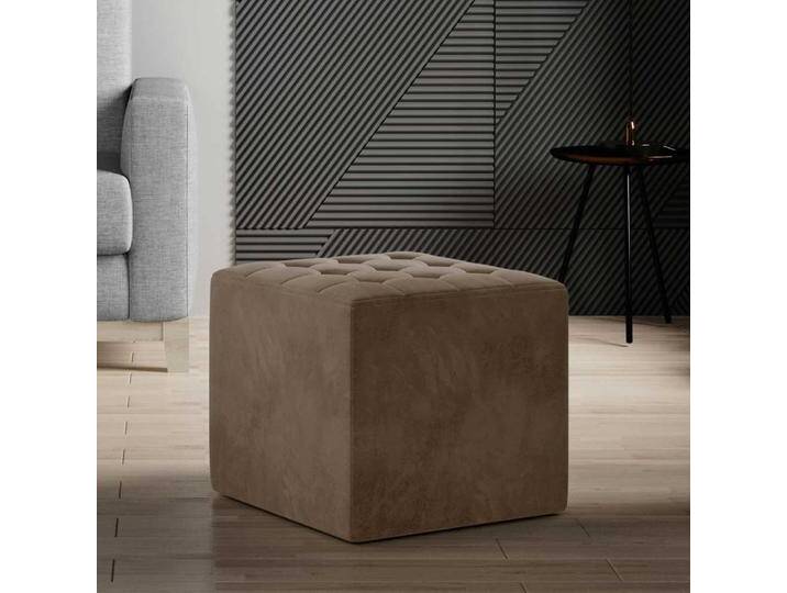 Polsterhocker Couchhocker in Braun und quadratischer Form Polsterhocker Couchhocker in Braun und quadratischer Form von Pharao24.de