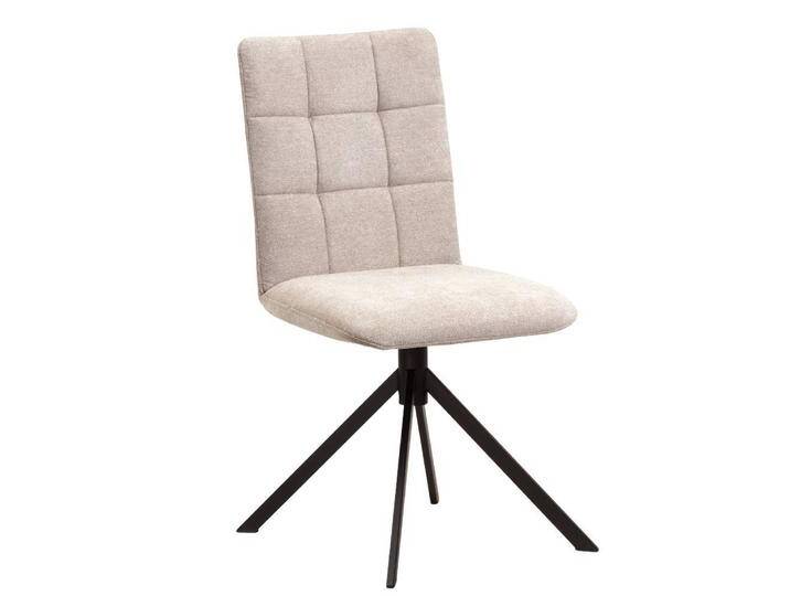Polsterstuhl Esstischstuhl mit Gestell aus Metall in modernem Design (2er Set) von Pharao24.de