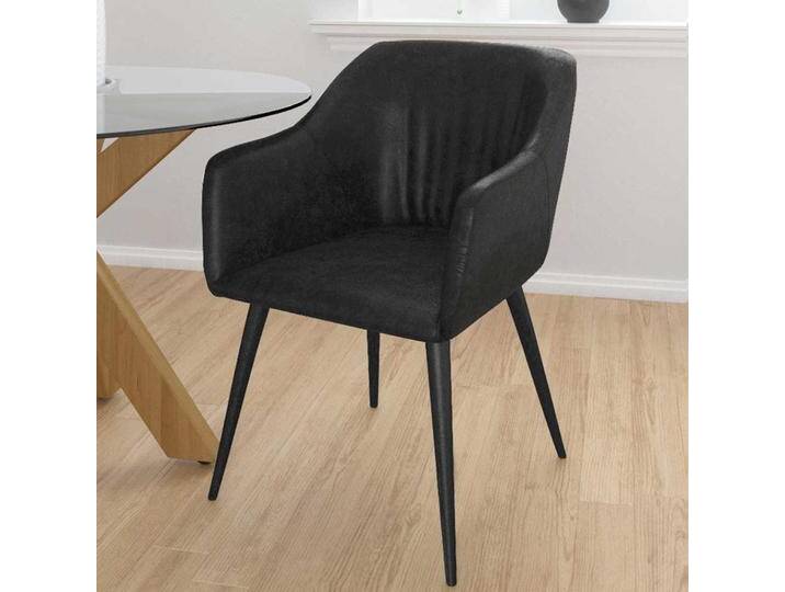 Polsterstuhl Esszimmer im Skandi Design Gestell aus Metall (2er Set) von Pharao24.de