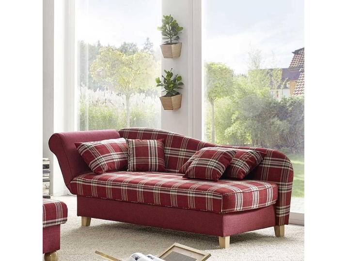 Recamiere mit Karomuster Landhausstil von Pharao24.de