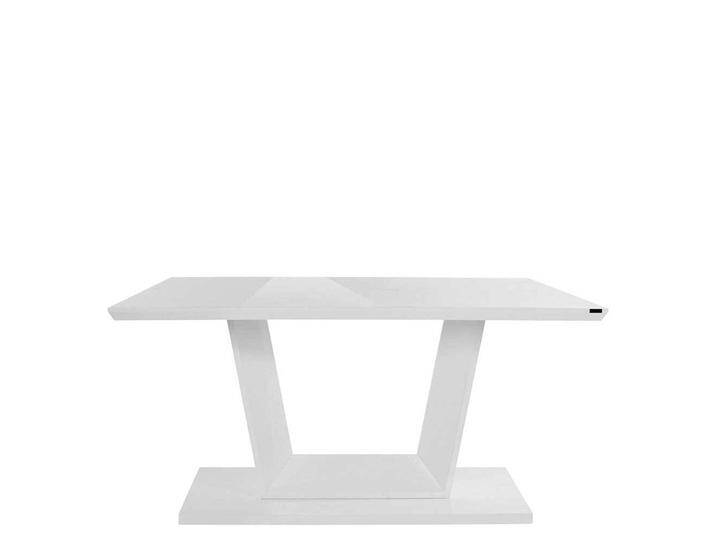 Rechteckiger Esszimmer Tisch in Weiß Hochglanz modern Rechteckiger Esszimmer Tisch in Weiß Hochglanz modern von Pharao24.de