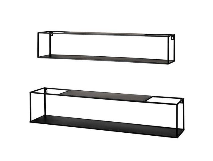 Regale aus Metall im Industry und Loft Stil Wandmontage (zweiteilig) von Pharao24.de