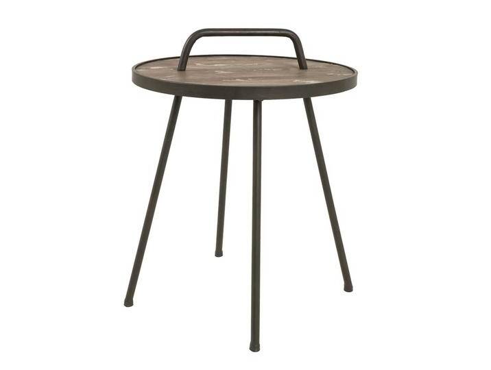 Runder Beistelltisch im Factory Chic Design 50 cm Runder Beistelltisch im Factory Chic Design 50 cm von Pharao24.de