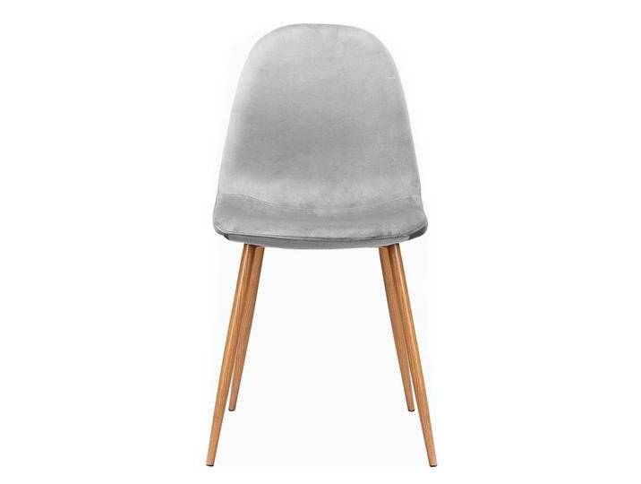 Schalenstuhl Set in Hellgrau Eichefarben (2er Set) von Pharao24.de