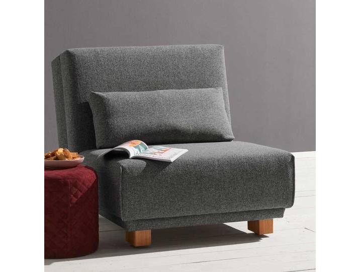 Schlafsessel in Grau Stoff Made in Germany von Pharao24.de