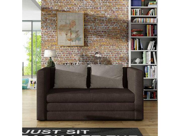 Schlafsofa Zweisitzer Sofa mit Armlehnen und zwei Sitzplätzen von Pharao24.de