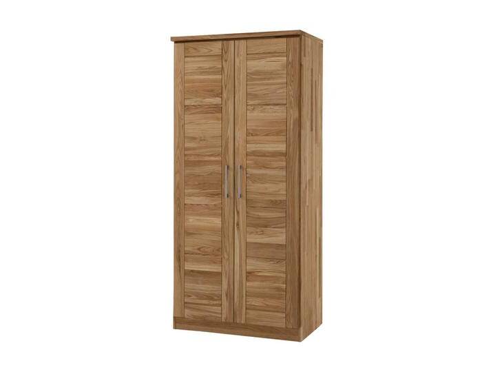 Schlafzimmerschrank aus Wildeiche Massivholz 2 Türen von Pharao24.de