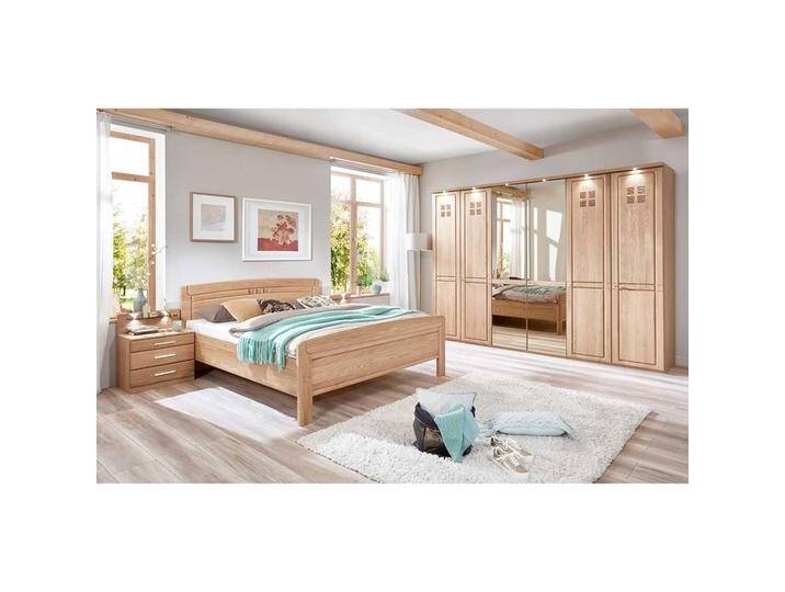 Schlafzimmerset aus Eiche teilmassiv Made in Germany (vierteilig) von Pharao24.de