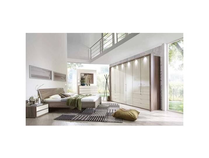 Schlafzimmerset in Creme Eiche dunkel (vierteilig) von Pharao24.de