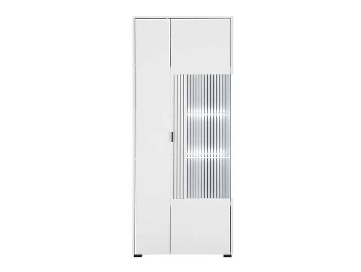 Schrank Vitrine in modernem Design Weiß von Pharao24.de