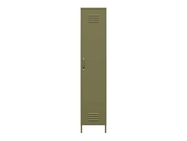Schrank mit Front in Spind Optik abschließbar Schrank mit Front in Spind Optik abschließbar von Pharao24.de
