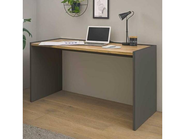 Schreibtisch zweifarbig in modernem Design 143x77x63 cm von Pharao24.de