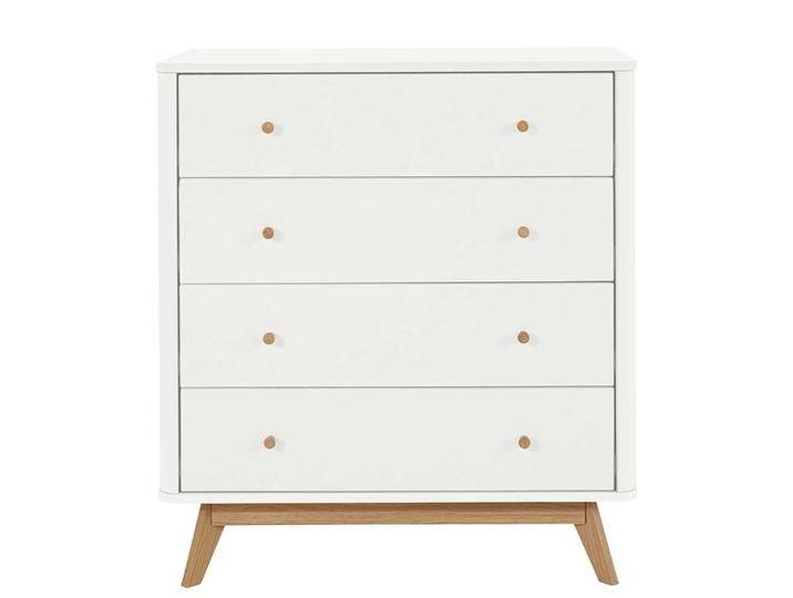 Schubladenkommode Kommode mit Holzgriffen und vier Schubladen Schubladenkommode Kommode mit Holzgriffen und vier Schubladen von Pharao24.de