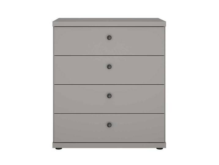 Schubladenkomode in Hellgrau Landhaus 86 cm hoch - 75 cm breit von Pharao24.de