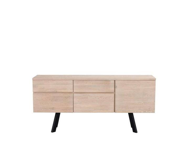 Sideboard aus Eiche White Wash massiv 170 cm von Pharao24.de
