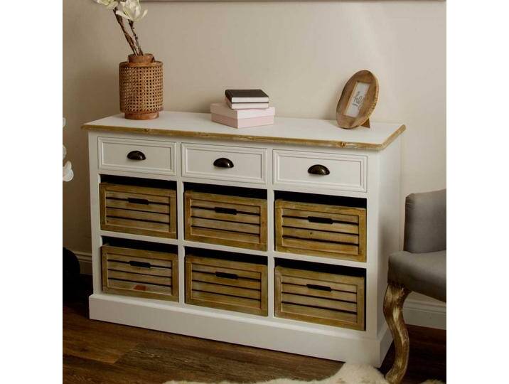 Sideboard mit Körben Landhausstil von Pharao24.de