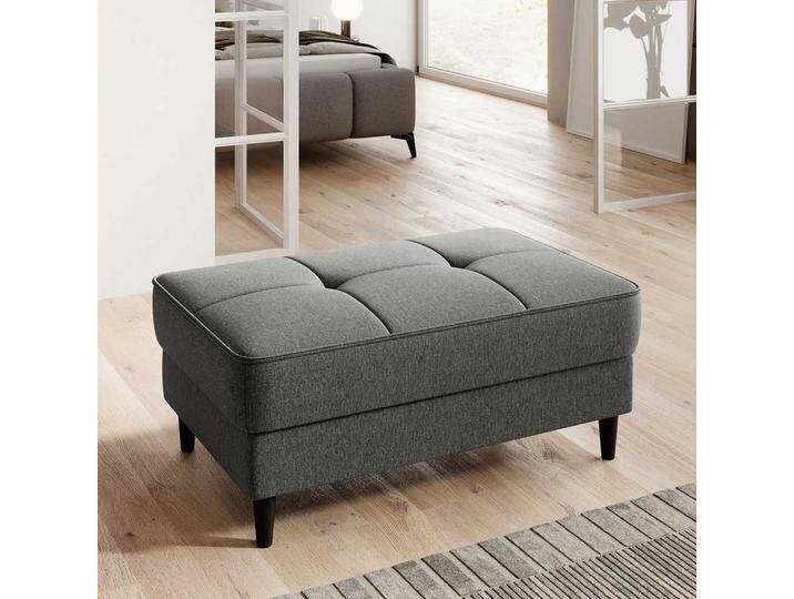 Sitzhocker Couchhocker aus Webstoff in rechteckiger Form Sitzhocker Couchhocker aus Webstoff in rechteckiger Form von Pharao24.de