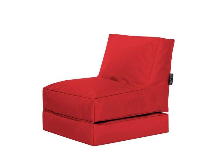 Sitzsack Liege in Rot Outdoor von Pharao24.de
