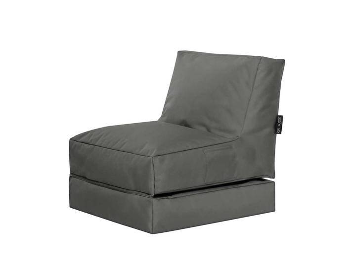 Sitzsack als Liege Anthrazit von Pharao24.de