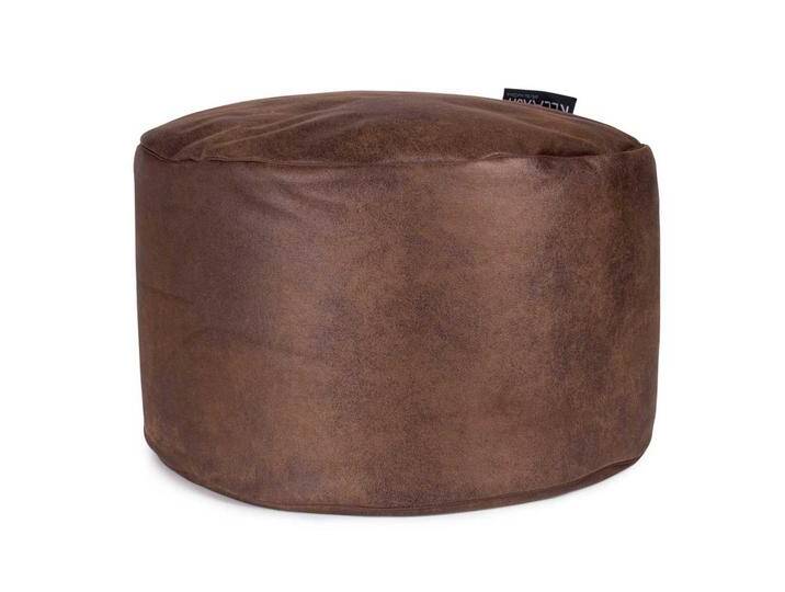 Sitzsack in Lederoptik Braun von Pharao24.de