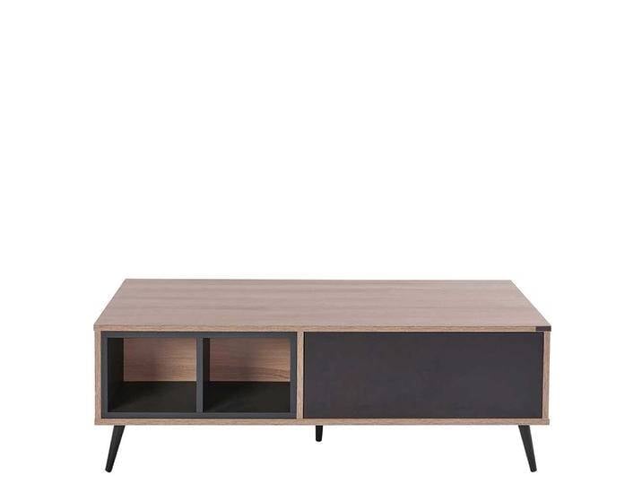 Sofatisch Salontisch mit einer Schublade in Holzoptik foliert von Pharao24.de