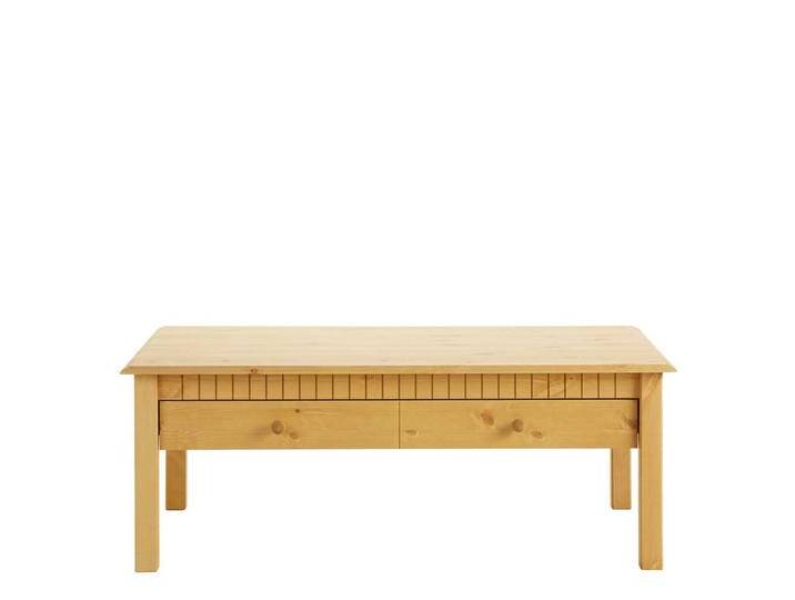 Sofatisch aus Kiefer Massivholz 110 cm breit von Pharao24.de