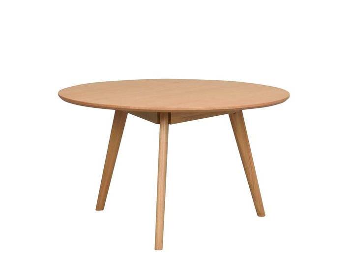 Sofatisch mit Eiche furniert rund von Pharao24.de