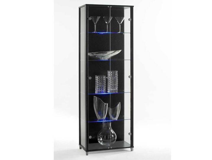 Standvitrine in Schwarz Made in Germany von Pharao24.de