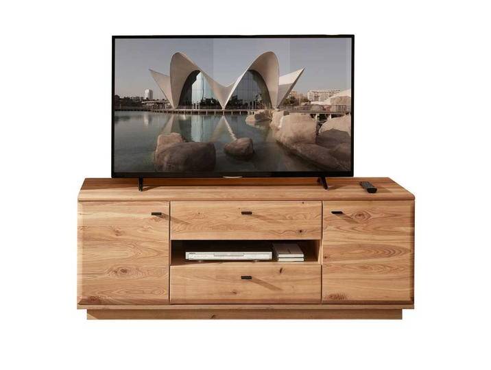 TV Bank teilmassiv in modernem Design Soft Close Funktion von Pharao24.de