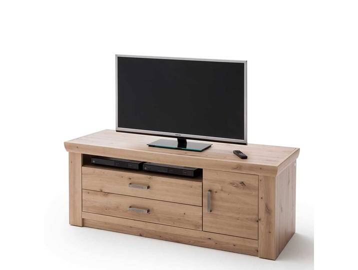 TV Kommode in Eichefarben 60 cm hoch von Pharao24.de