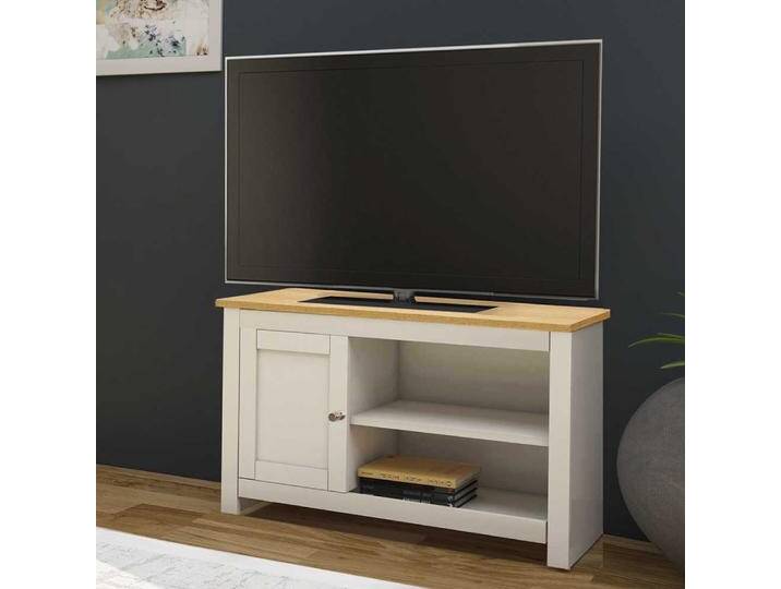 TV Lowboard Fernsehtisch im Skandi Design mit zwei offenen Fächern von Pharao24.de