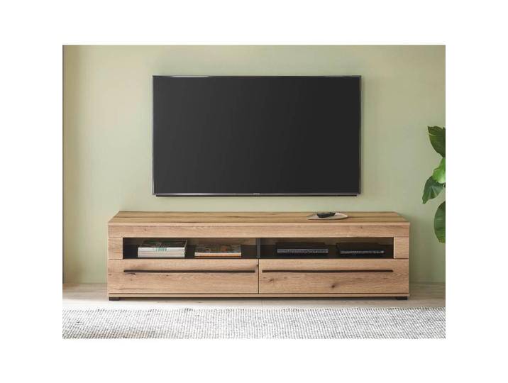 TV Lowboard Lowboard mit zwei Schubladen in Eichefarben TV Lowboard Lowboard mit zwei Schubladen in Eichefarben von Pharao24.de