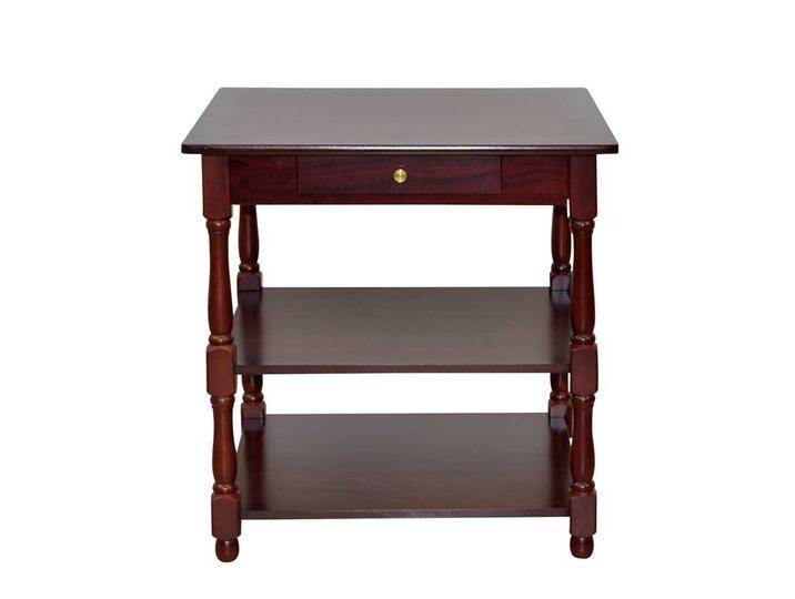 Telefontisch Diele in Kirschbaumfarben Gestell Holz gedrechselt von Pharao24.de