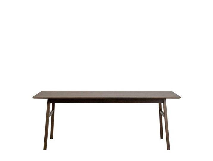 Tisch Esszimmer in Eiche dunkel rechteckiger Tischplatte von Pharao24.de