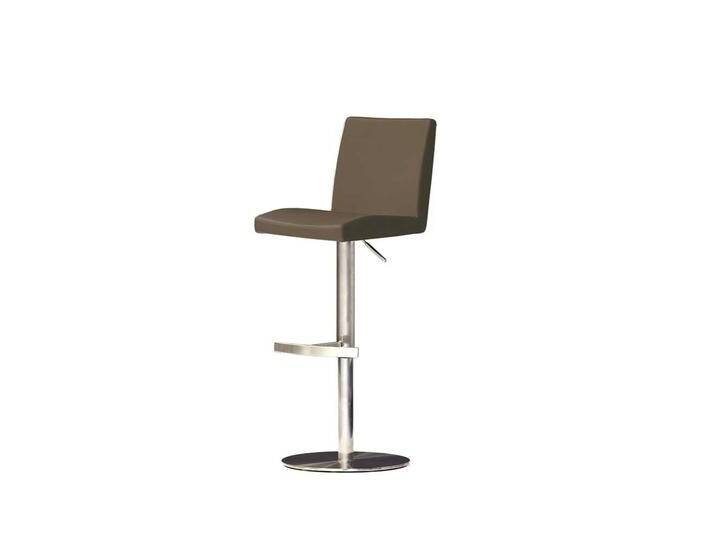 Tresenhocker in Braun Edelstahl von Pharao24.de