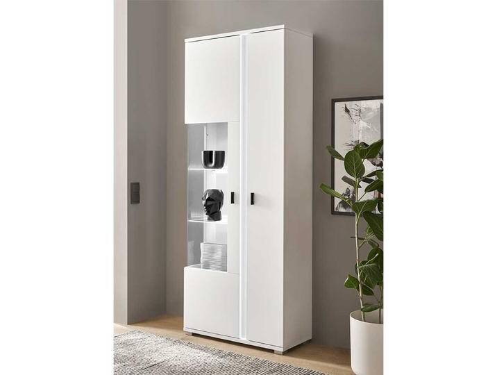 Vitrine 2 Türen in modernem Design LED Beleuchtung von Pharao24.de