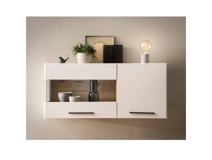 Vitrine Hängevitrine in Weiß 2 türig Vitrine Hängevitrine in Weiß 2 türig von Pharao24.de