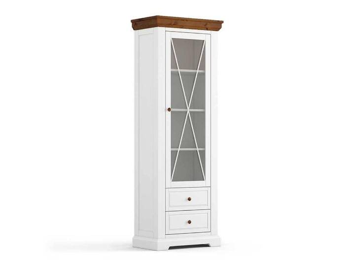 Vitrine Wäscheschrank mit Glastür und Schubladen Vitrine Wäscheschrank mit Glastür und Schubladen von Pharao24.de