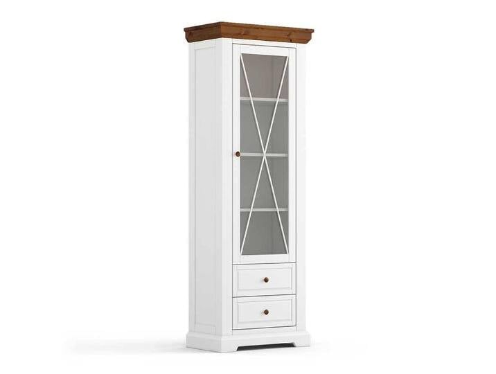 Vitrine Wäscheschrank mit Glastür und Schubladen Vitrine Wäscheschrank mit Glastür und Schubladen von Pharao24.de