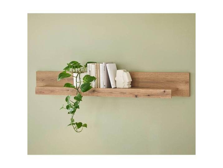Wandboard Wohnzimmer Regal in Eichefarben in modernem Design von Pharao24.de