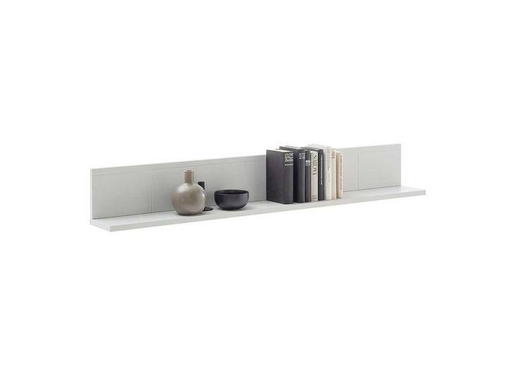 Wandboard lichtgrau in modernem Design 150 cm breit - 21 cm hoch von Pharao24.de