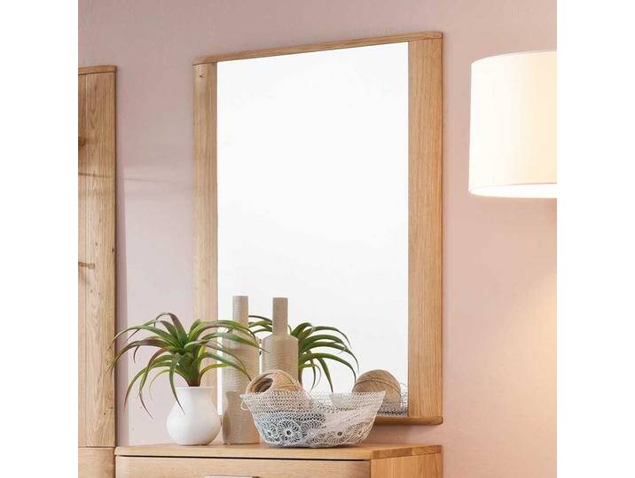 Wandspiegel in Eiche Bianco 65 cm breit von Pharao24.de