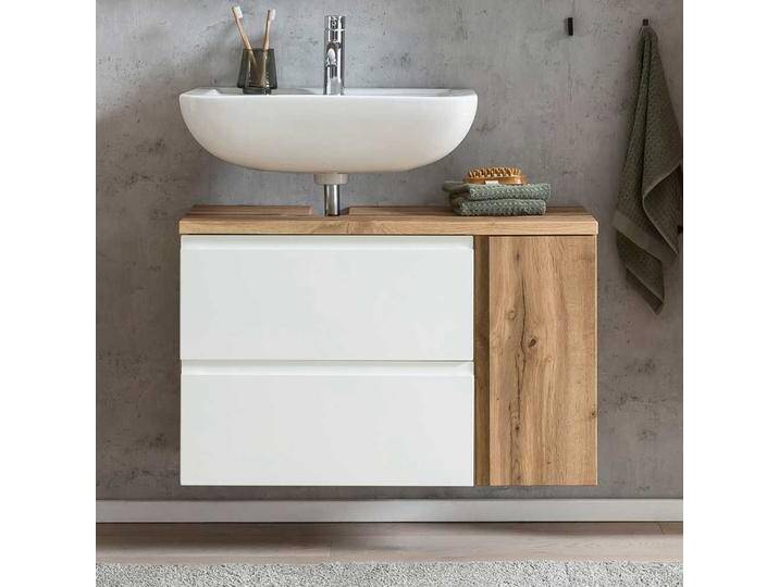 Waschtischschrank modern mit Siphon Ausschnitt Made in Germany von Pharao24.de